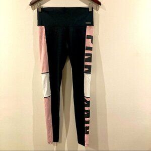 PINK Sz S By Victoria’s Secret  High Rise Bonded Multi-Colour Leggings
